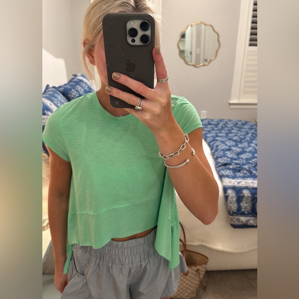 FP Movement by Free People Mint Green Short Sleeve Tee